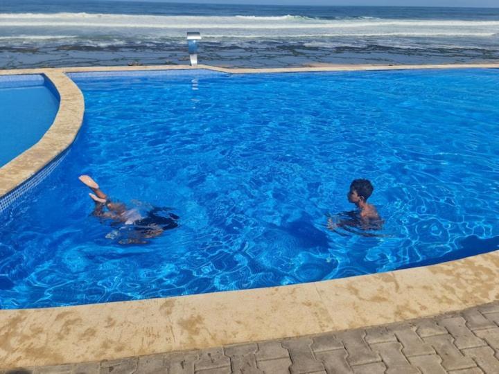 Appartement De Luxe Front Mer A Dar Bouaaza ダル・ブアッザ エクステリア 写真